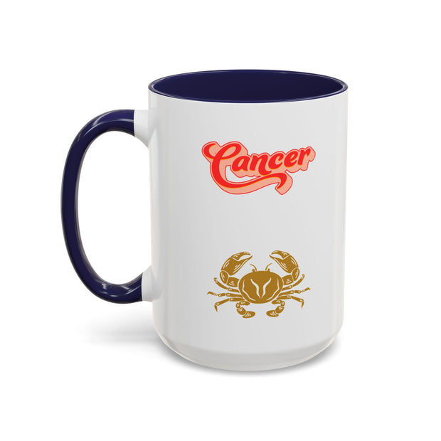 'Cancer' Zodiac Accent Coffee Mug