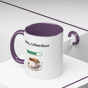 'Loading...Caffeine Boost' Accent Coffee Mug