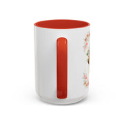 Geeky Goddess Pug Accent Coffee Mug