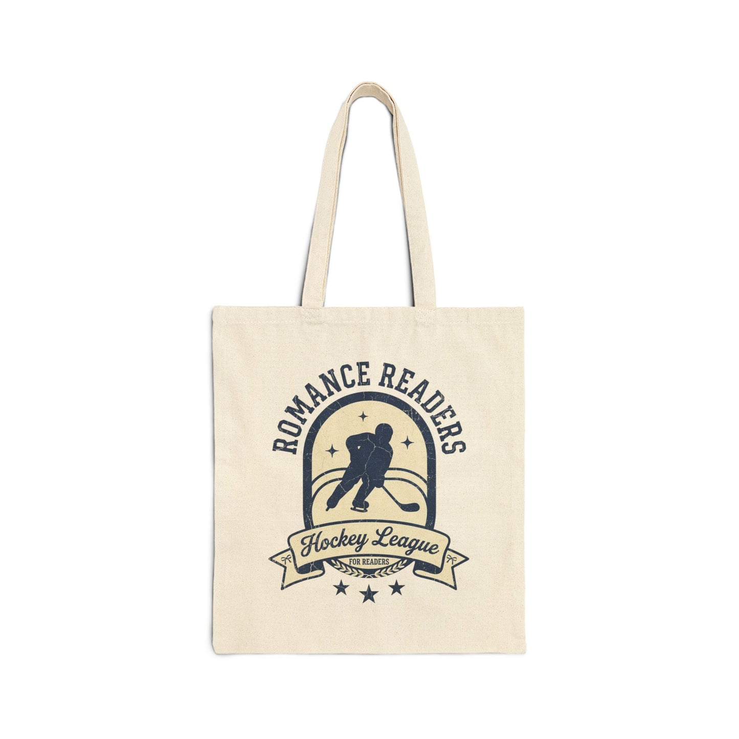 Romance Readers Hockey League Tote Bag, Hockey Romance Booktok Canvas Tote, Sports Romance Reader Gift Bag