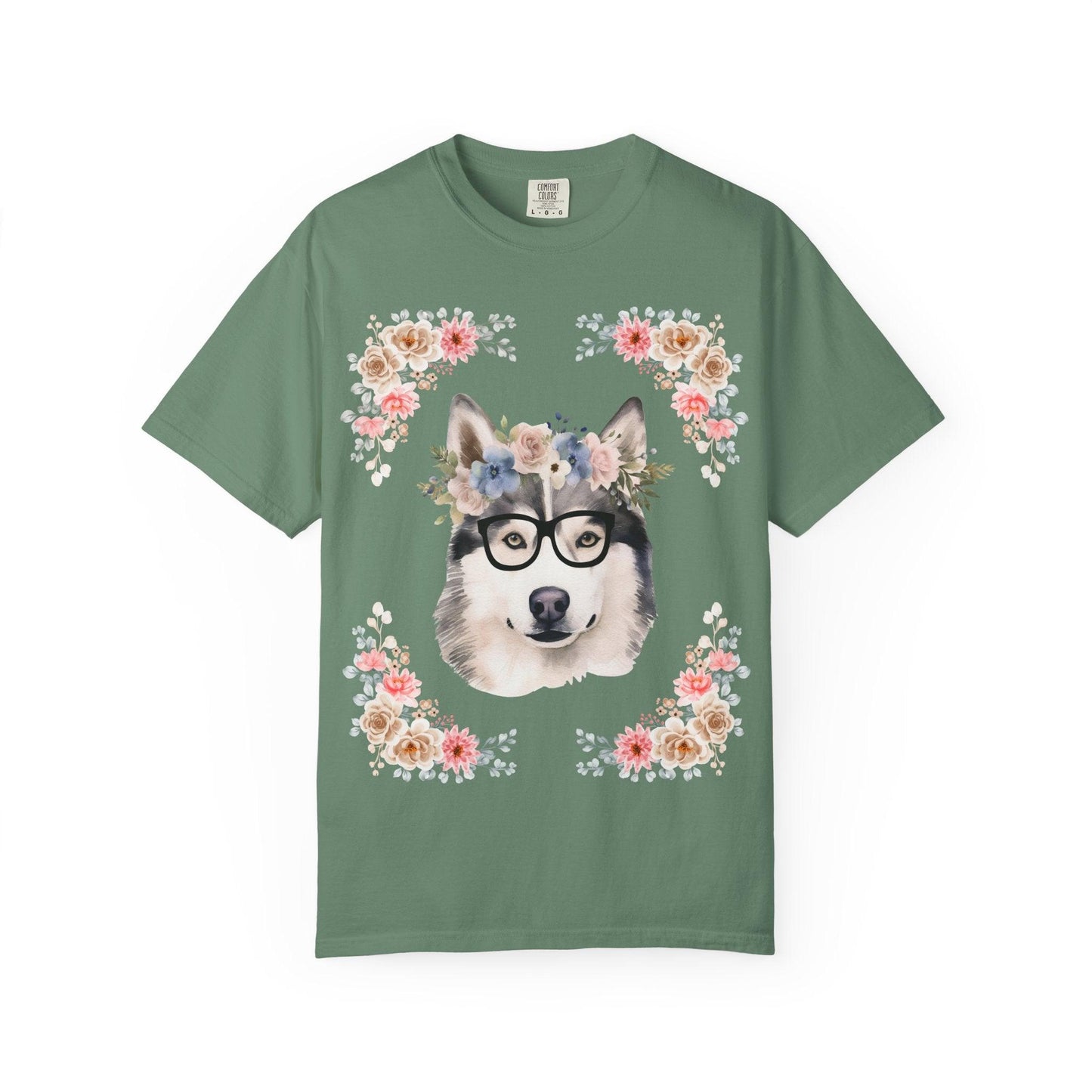 Geeky Goddess Siberian Husky Unisex T-Shirt