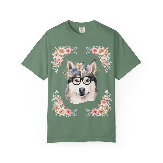 Geeky Goddess Siberian Husky Unisex T-Shirt
