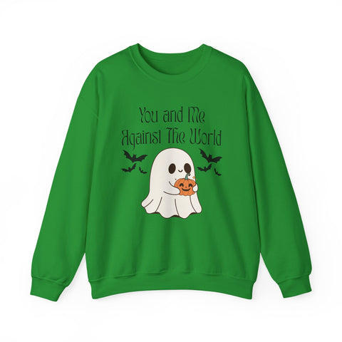 'You and Me Against The World' Unisex Crewneck Sweatshirt