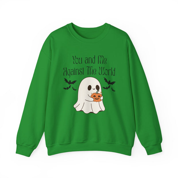 'You and Me Against The World' Unisex Crewneck Sweatshirt