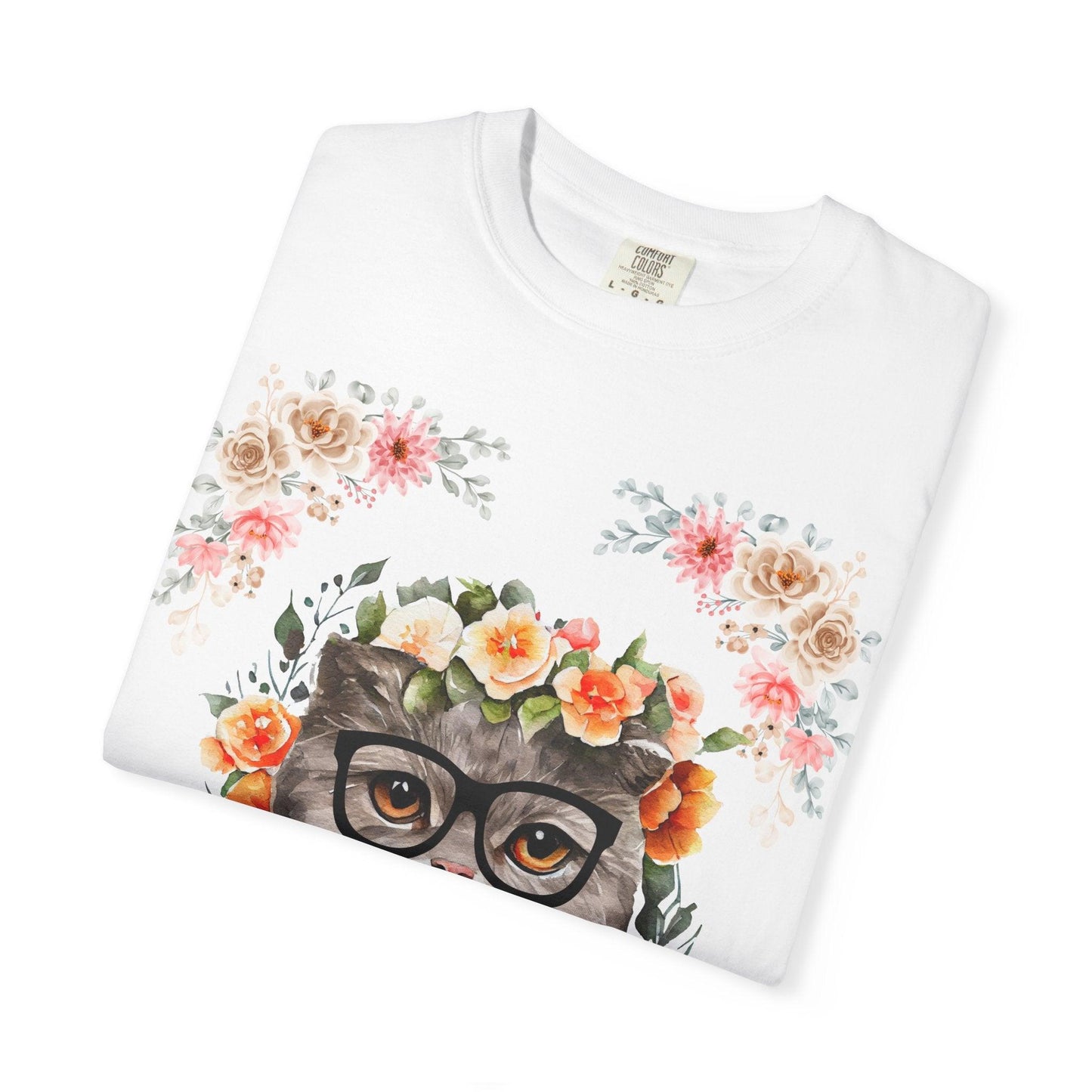 Geeky Goddess Gray Cat Unisex T-Shirt