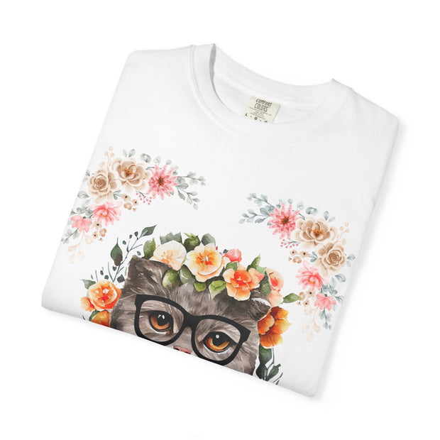 Geeky Goddess Gray Cat Unisex T-Shirt