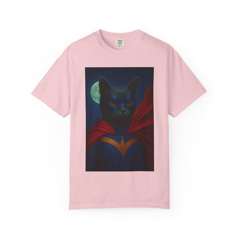 Superhero Dark Gray Cat Unisex T-shirt
