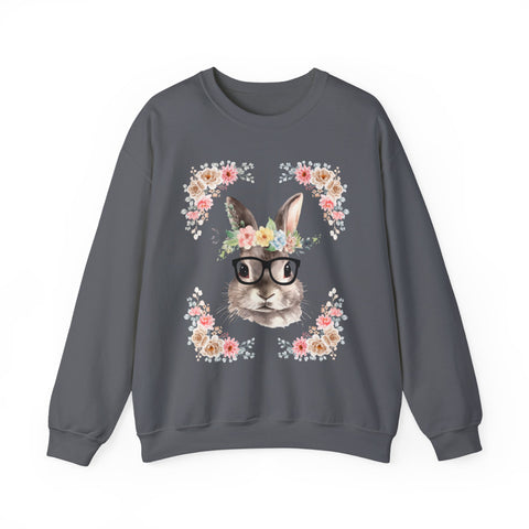 Geeky Goddess Bunny Unisex Crewneck Sweatshirt