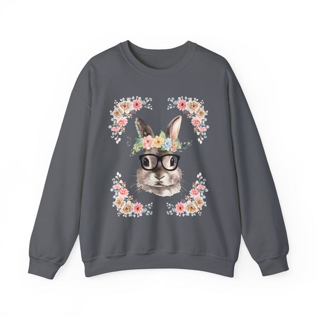 Geeky Goddess Bunny Unisex Crewneck Sweatshirt
