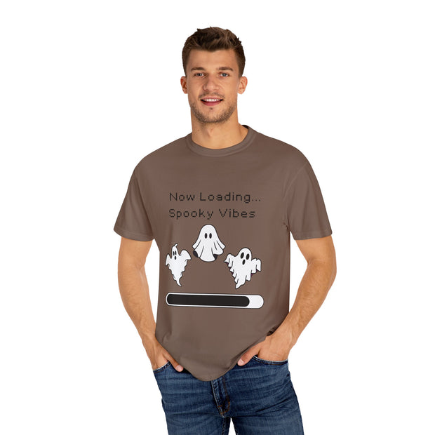 'Now Loading...Spooky Vibes' Unisex T-Shirt