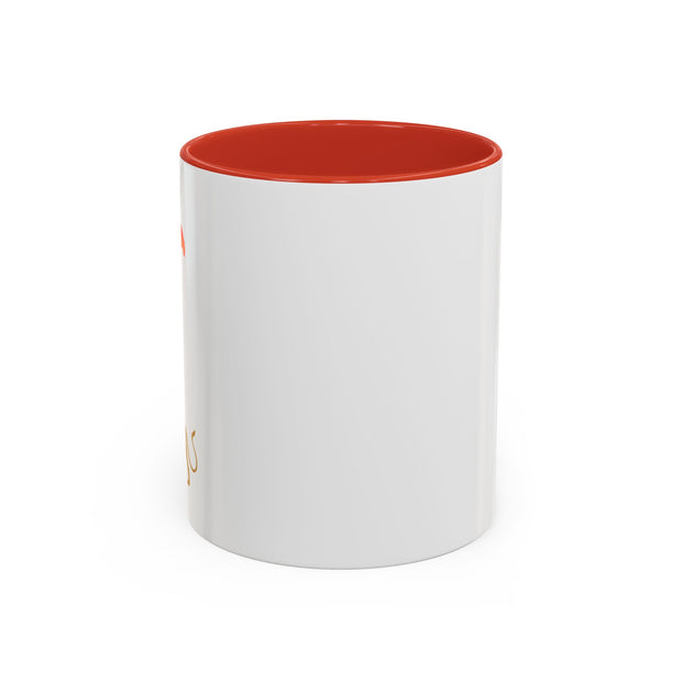'Leo' Zodiac Accent Coffee Mug