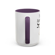 'You and Me Against The World' Accent Coffee Mug