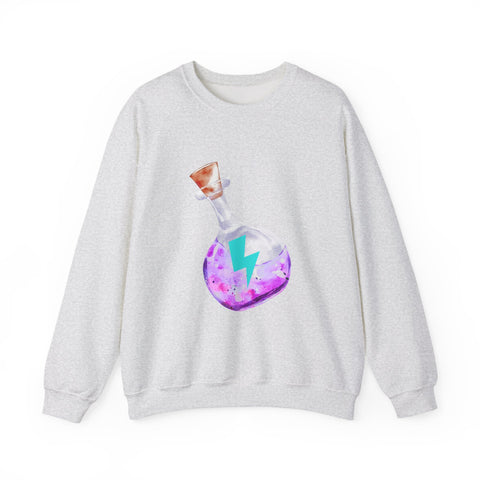 Magical Energy Purple Potion Unisex Crewneck Sweatshirt