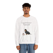 'Espawresso Yourself' Dachshund Unisex Crewneck Sweatshirt