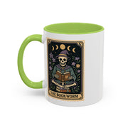 'The Bookworm' Tarot Card Accent Coffee Mug