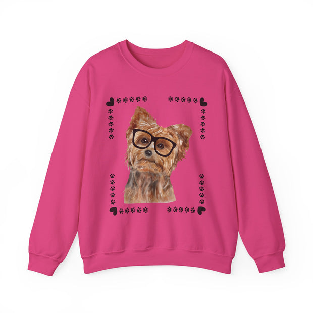 Geeky Good Yorkie Crewneck Sweatshirt