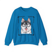 Geeky Good Siberian Husky Unisex Crewneck Sweatshirt