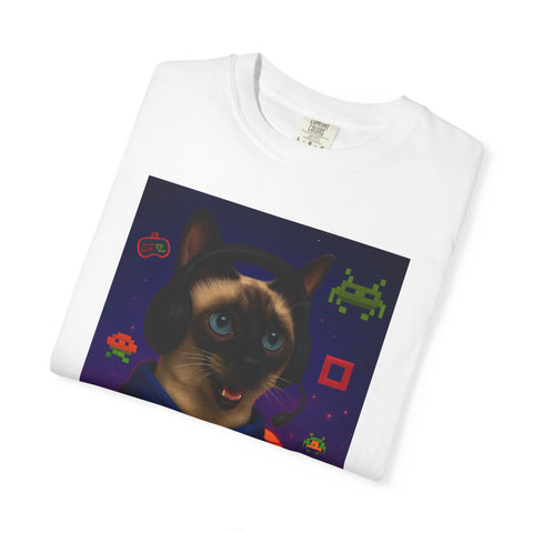 Game On Siamese Cat Unisex T-Shirt