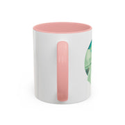 Green Planet Wrapped In A Bow Accent Coffee Mug