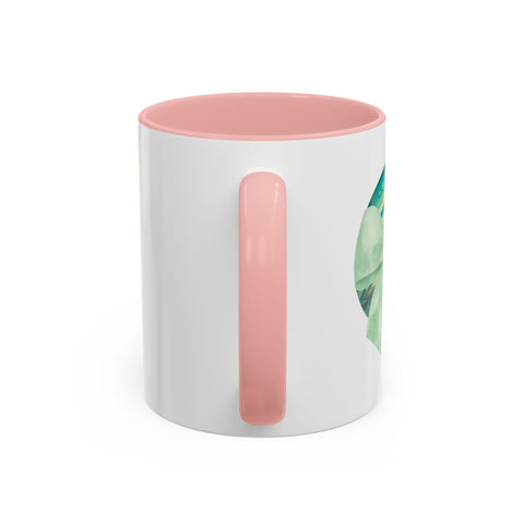 Green Planet Wrapped In A Bow Accent Coffee Mug