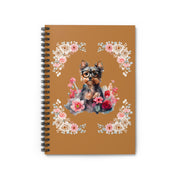 Geeky Goddess Yorkie Spiral Notebook