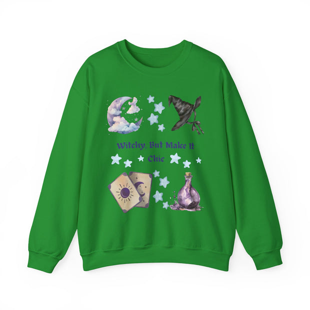 'Witchy, But Make It Cute' Unisex Crewneck Sweatshirt