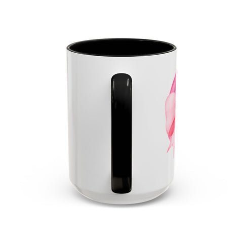 Pink Planet Wrapped In A Bow Accent Coffee Mug