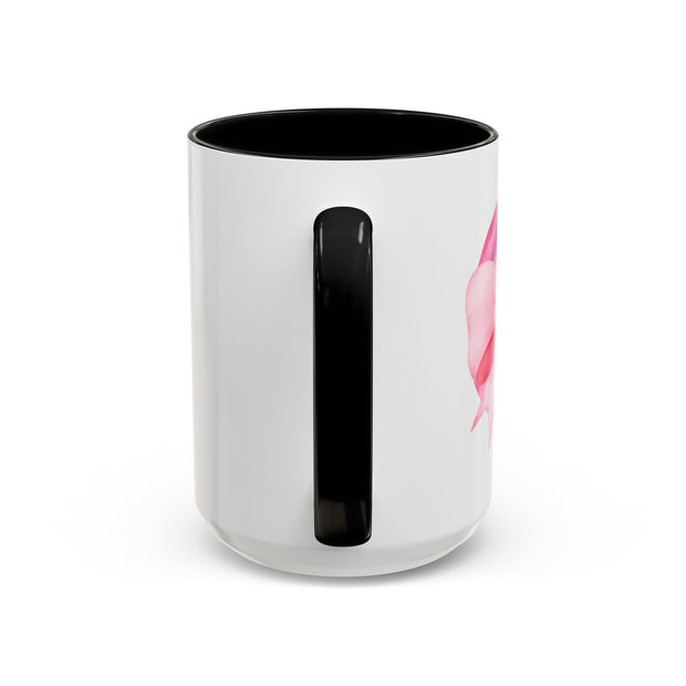 Pink Planet Wrapped In A Bow Accent Coffee Mug