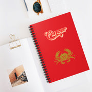 'Cancer' Zodiac Spiral Notebook