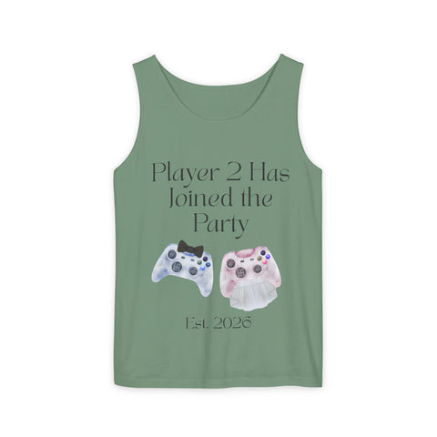 'Player 2 Has Joined the Party' 'Est. 2026' Unisex Tank Top