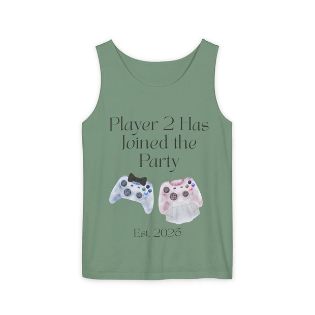 'Player 2 Has Joined the Party' 'Est. 2026' Unisex Tank Top