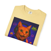 Game On Orange Cat Unisex T-Shirt