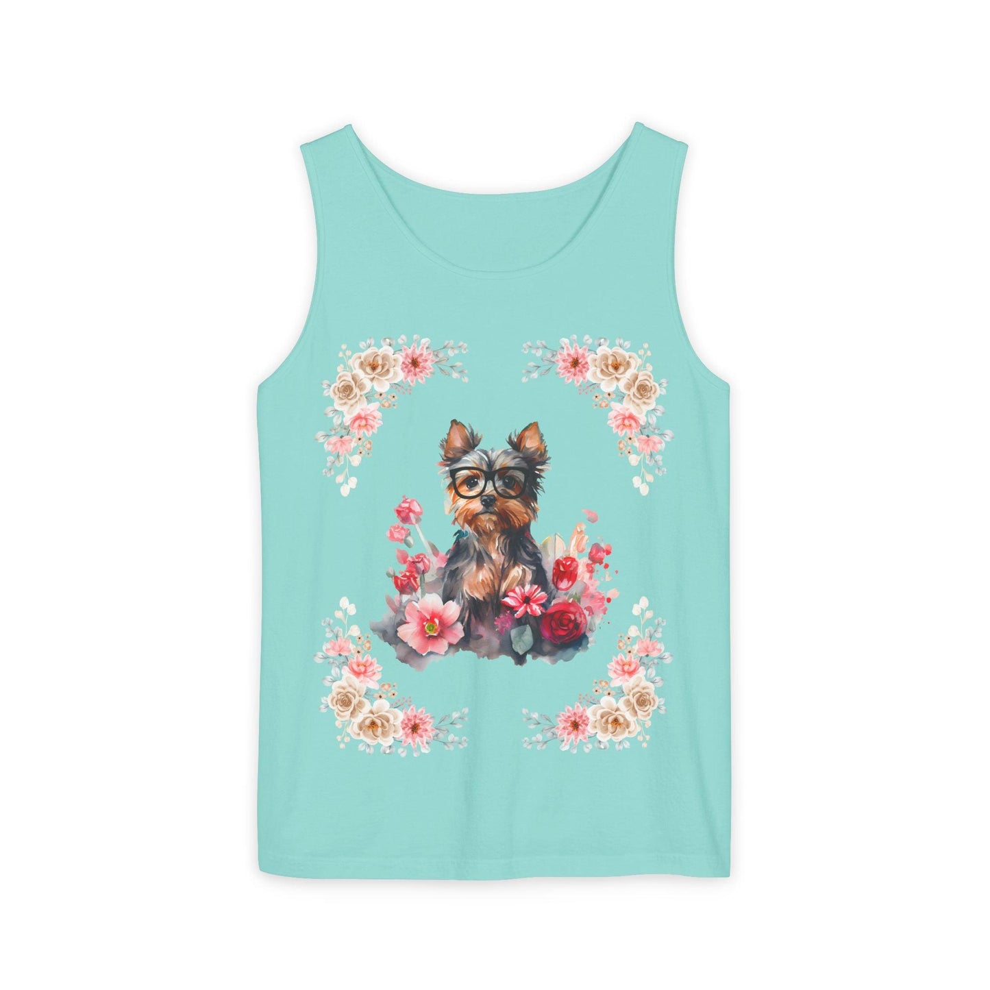 Geeky Goddess Yorkie Unisex Tank Top