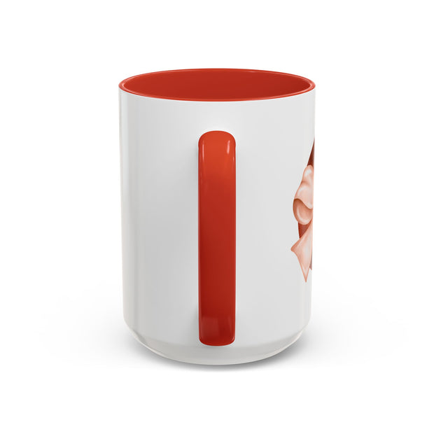 Mars Wrapped In A Bow Accent Coffee Mug