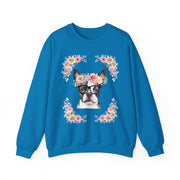 Geeky Goddess French Bulldog Unisex Crewneck Sweatshirt