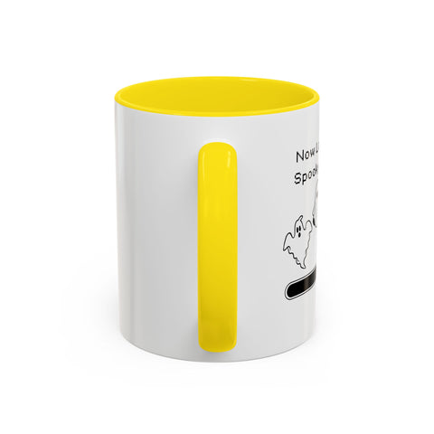 'Now Loading...Spooky Vibes' Accent Coffee Mug