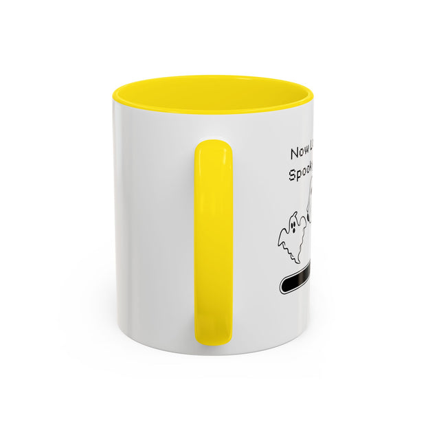 'Now Loading...Spooky Vibes' Accent Coffee Mug