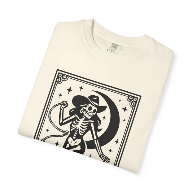 Cowgirl Skeleton Tarot Card Unisex T-Shirt