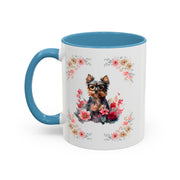 Geeky Goddess Yorkie Accent Coffee Mug