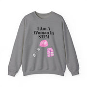 'I Am A Woman In STEM' Engineer Unisex Crewneck Sweatshirt