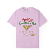 Holiday Cocktail Club T-Shirt | Let's Get Jolly Christmas Tee
