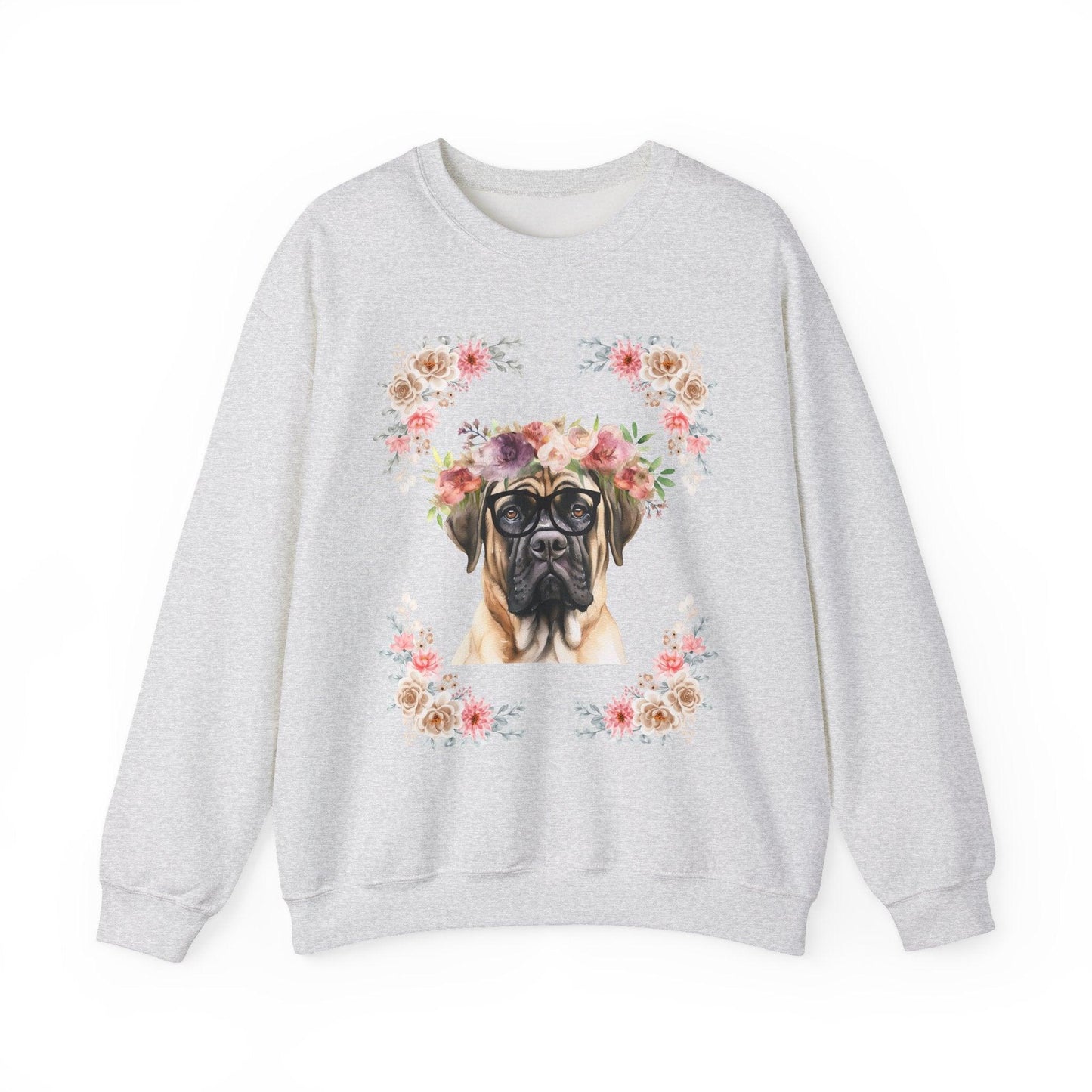 Geeky Goddess English Mastiff Unisex Crewneck Sweatshirt