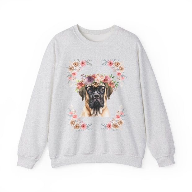 Geeky Goddess English Mastiff Unisex Crewneck Sweatshirt