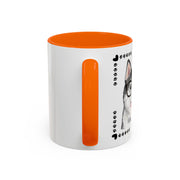 Geeky Good Siberian Husky Accent Coffee Mug
