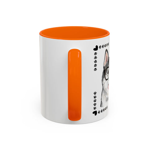 Geeky Good Siberian Husky Accent Coffee Mug