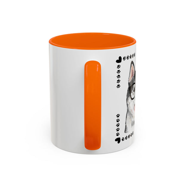 Geeky Good Siberian Husky Accent Coffee Mug