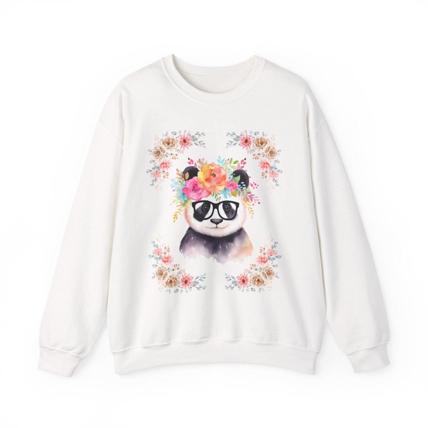 Geeky Goddess Panda Unisex Crewneck Sweatshirt