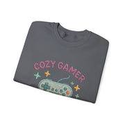 Cozy Gamer Sweatshirt, Unisex Crewneck, Gaming Gift, Comfortable Outfit, Video Game Apparel, Casual Style