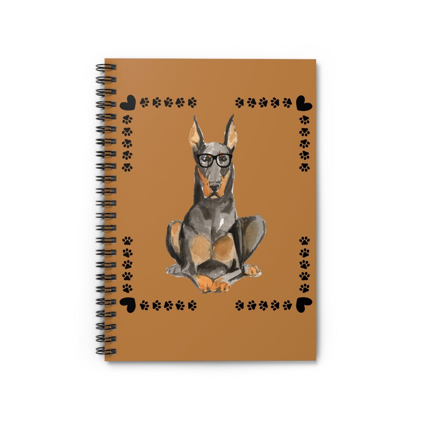 Geeky Good Doberman Spiral Notebook