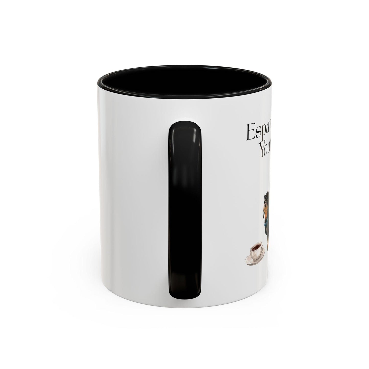 'Espawresso Yourself' Dachshund Accent Coffee Mug